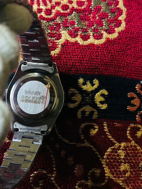 🖤 Silver +Black | Stainless Steel | Water Proof | Subhan Watches