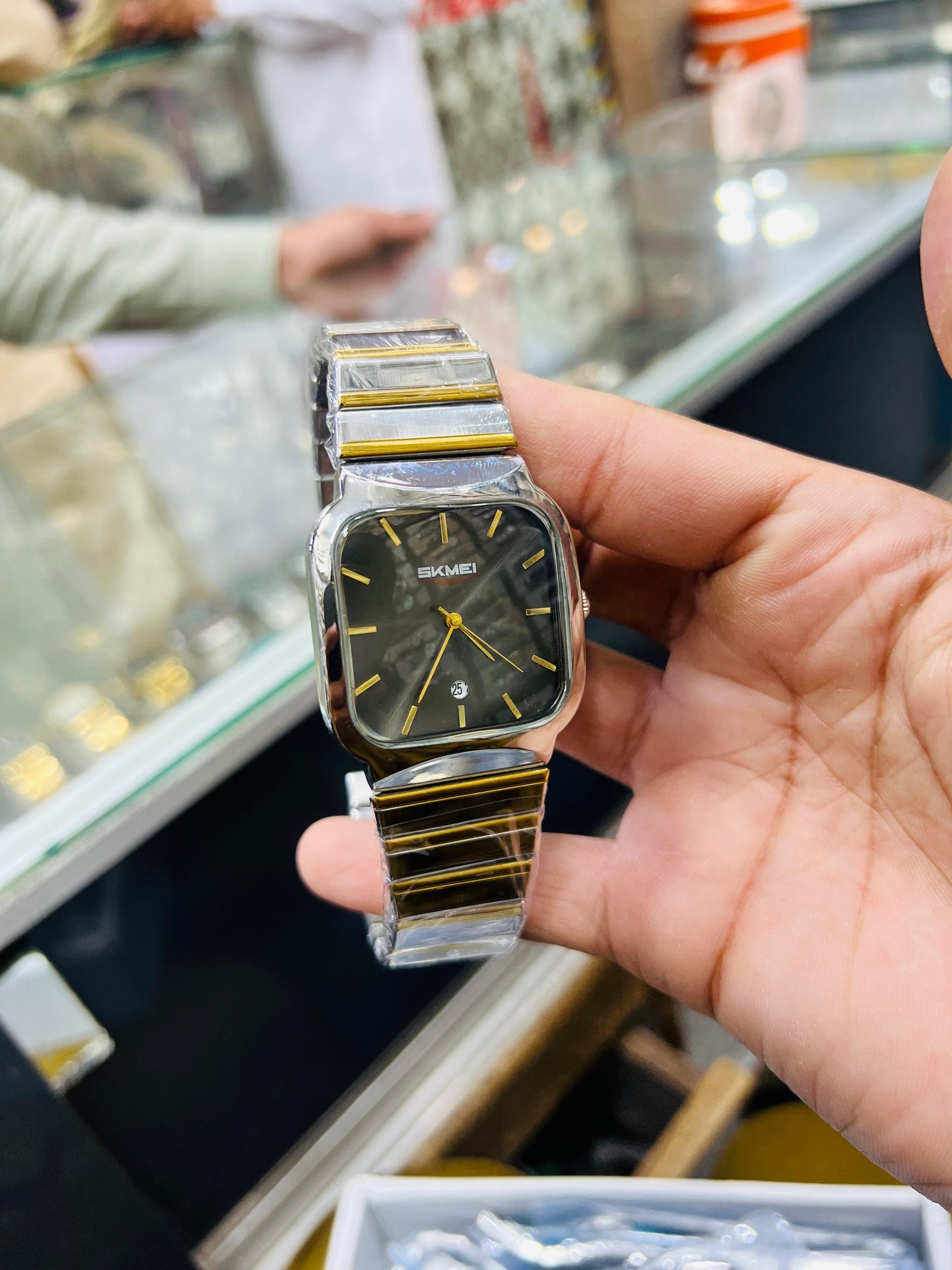 Silver+ Black Skemi | Waterproof | Subhan Watches
