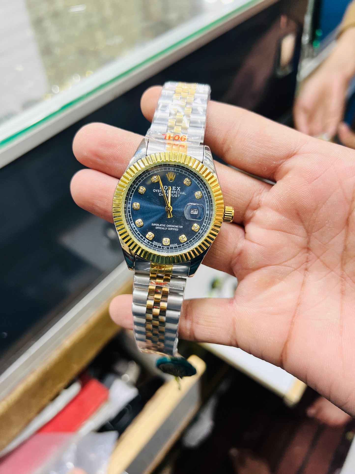 Rolex Casual Stainless Steel Watch for Men | Waterproof
