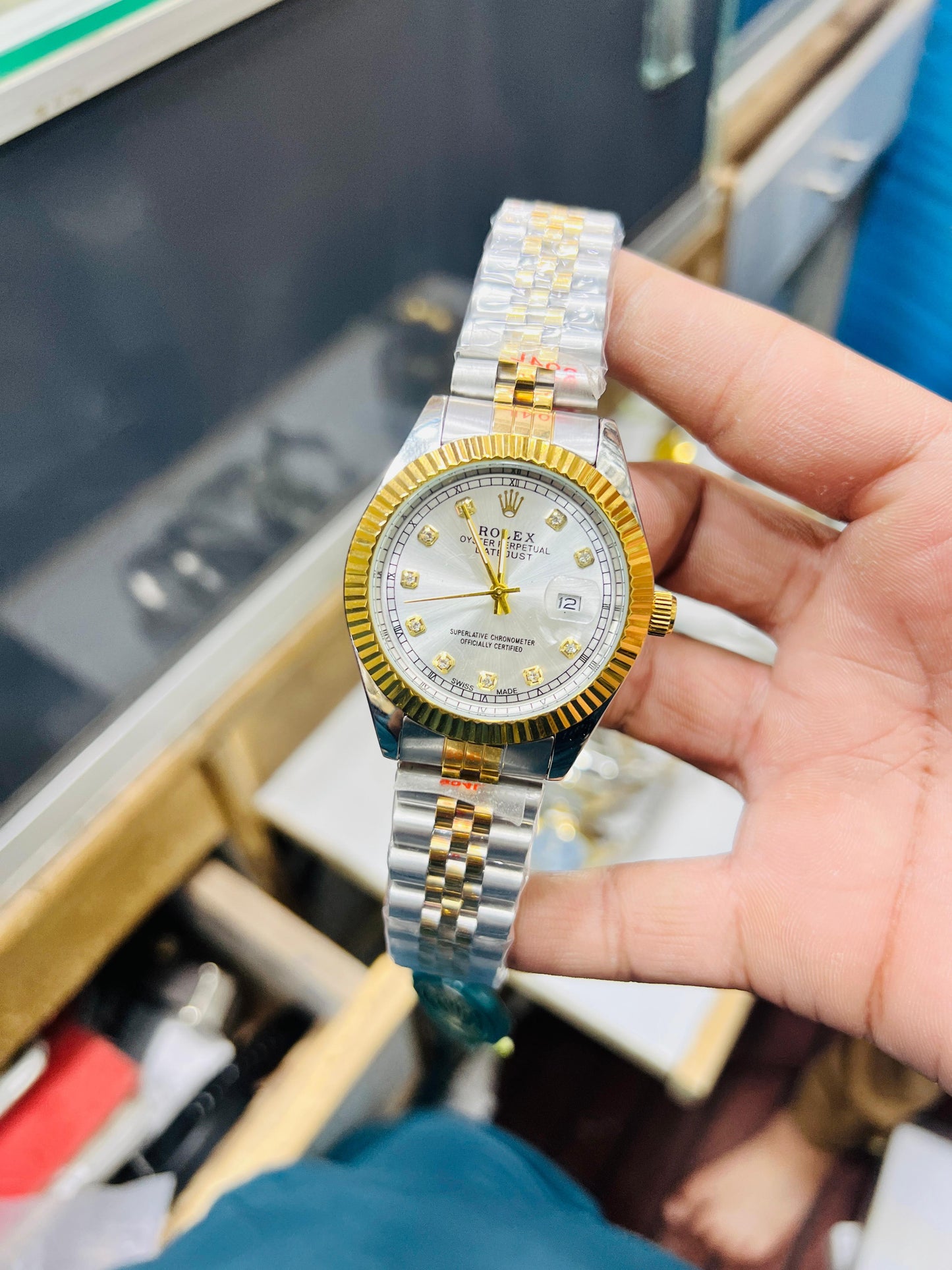 Rolex Casual Stainless Steel Watch for Men | Waterproof