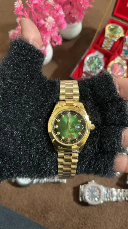 💚 Green Lover – Rolex Watch | Waterproof | Stainless Steel | Subhan Watches