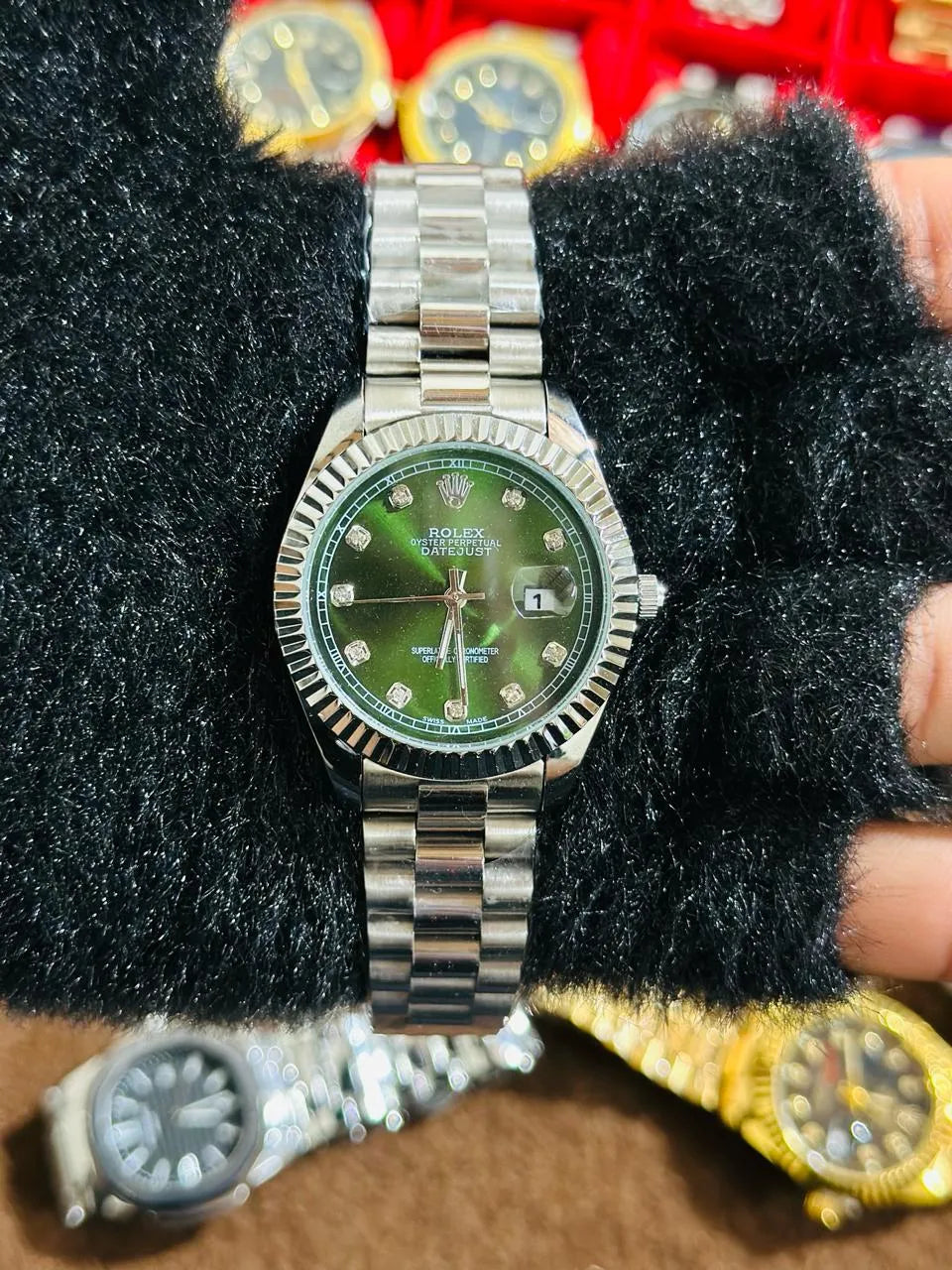 💚 Green Lover – Rolex Watch | Waterproof | Stainless Steel | Subhan Watches