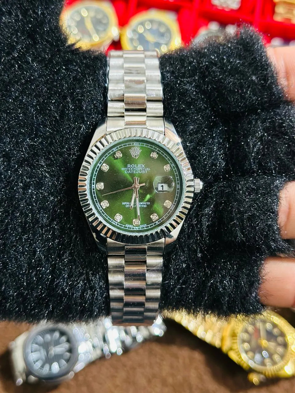💚 Green Lover – Rolex Watch | Waterproof | Stainless Steel | Subhan Watches