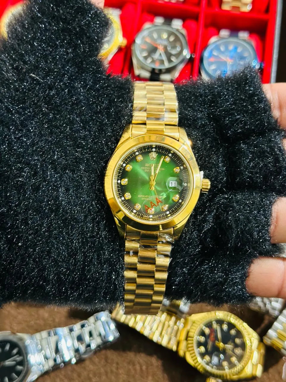 💚 Green Lover – Rolex Watch | Waterproof | Stainless Steel | Subhan Watches