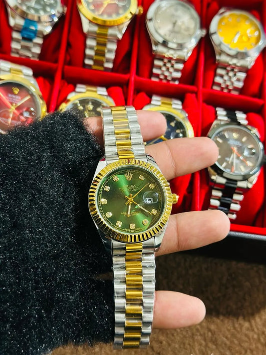💚 Green Lover – Rolex Watch | Waterproof | Stainless Steel | Subhan Watches