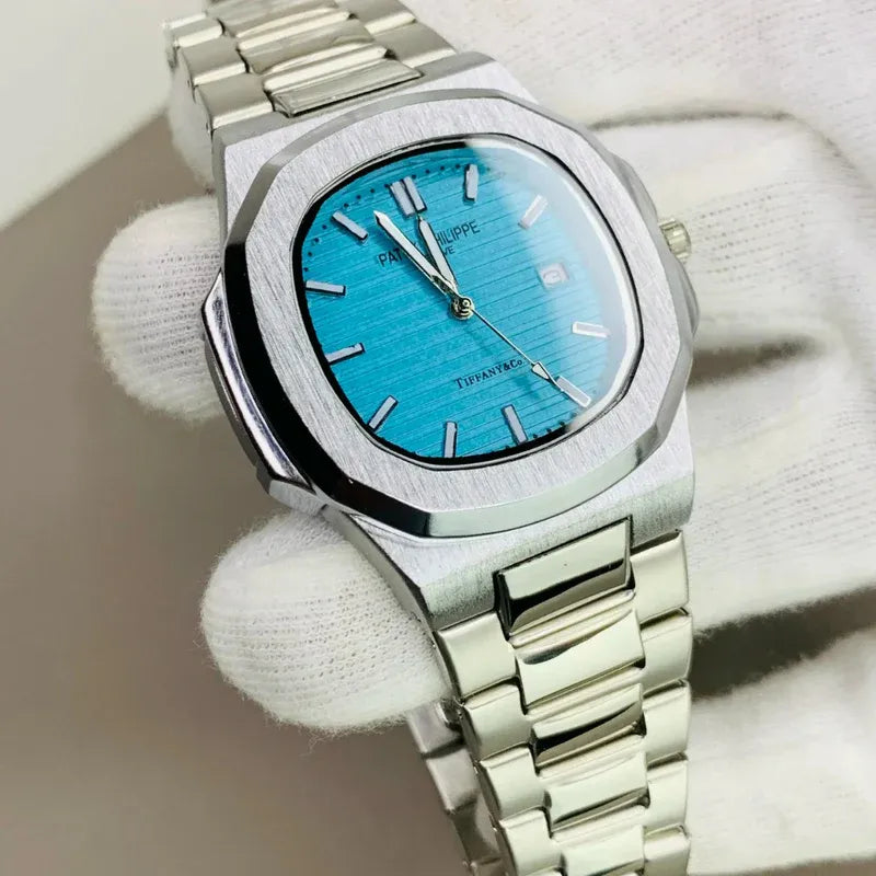 Patek Philippe Tiffany Dial | Stainless Steel | Water Proof | Subhan Watches