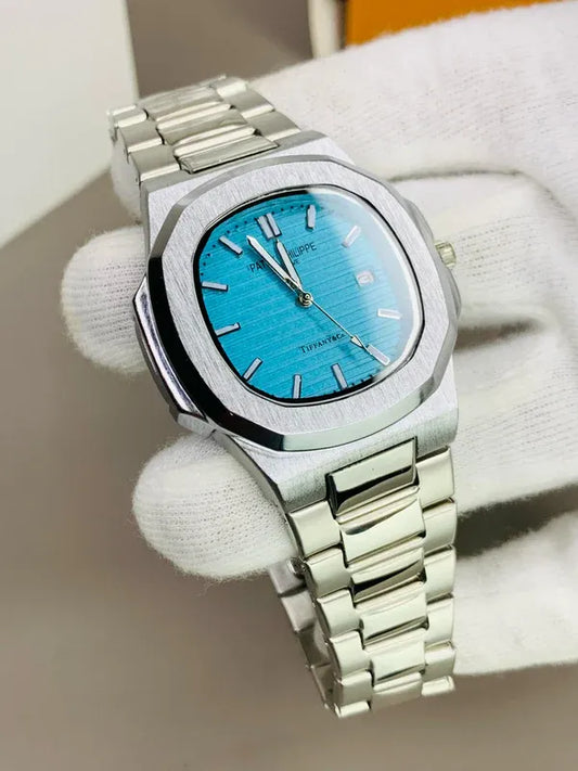 Patek Philippe Tiffany Dial | Stainless Steel | Water Proof | Subhan Watches