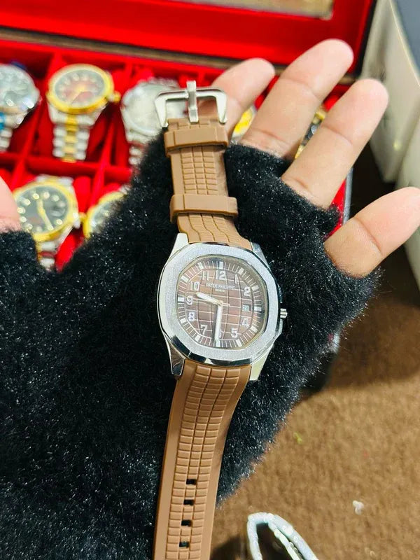 🖤 Patek Philippe Watch | Waterproof| Silicon Strap Edition | Subhan Watches