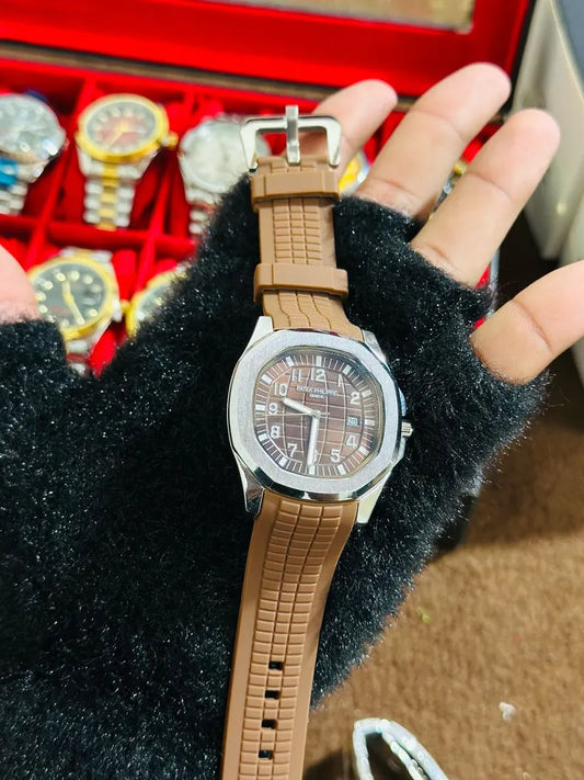 🖤 Patek Philippe Watch | Waterproof| Silicon Strap Edition | Subhan Watches