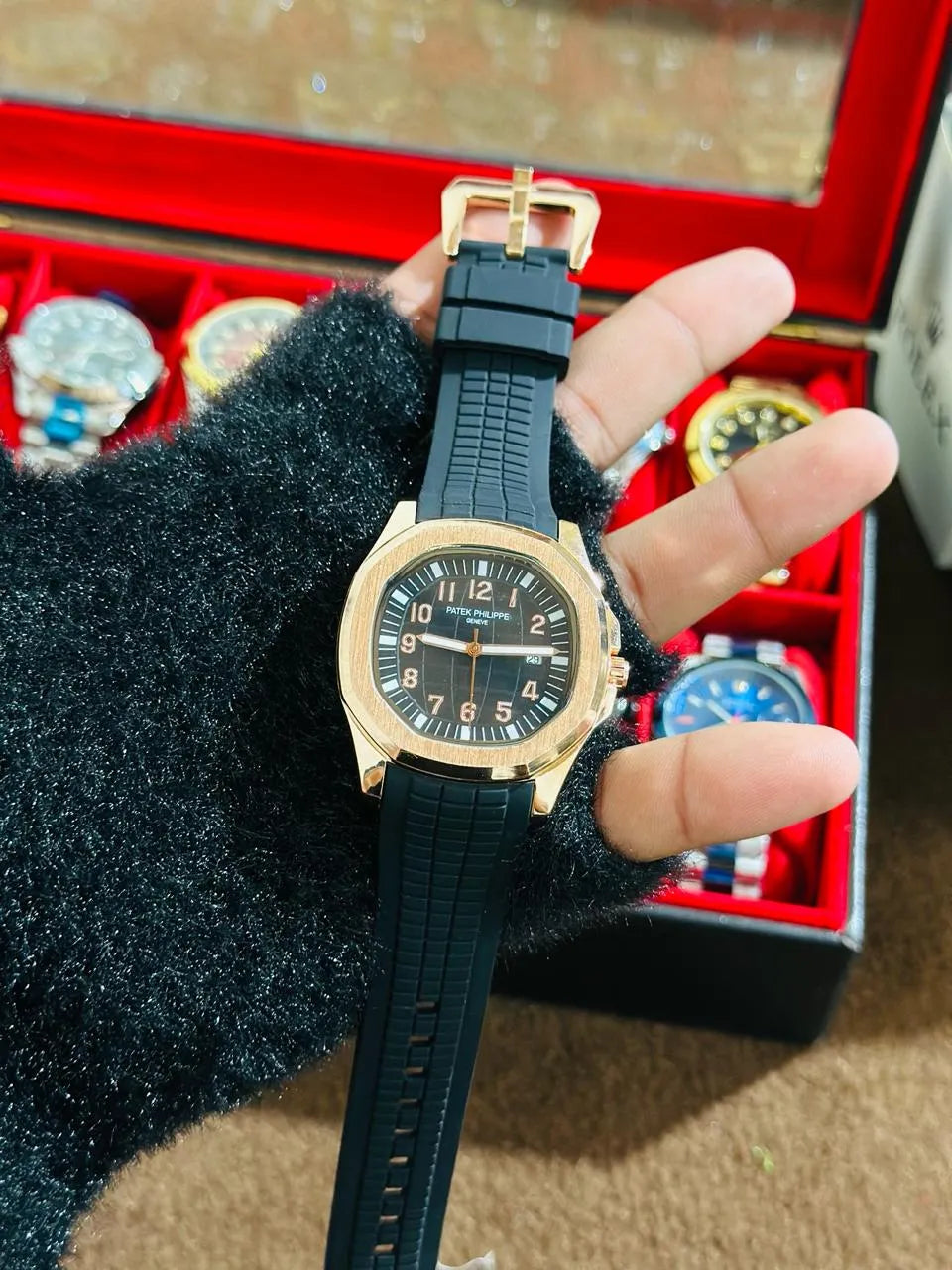 🖤 Patek Philippe Watch | Waterproof| Silicon Strap Edition | Subhan Watches
