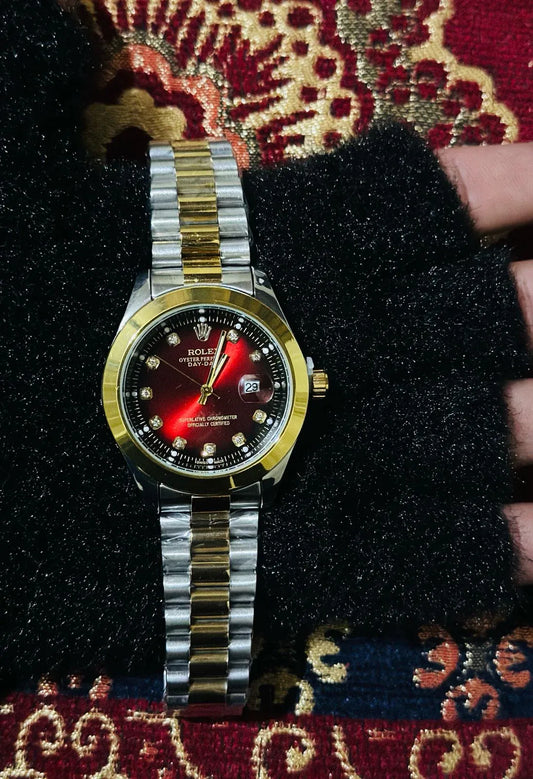 🔴 Red Lover – Rolex Watch| Waterproof | Stainless Steel | Subhan Watches