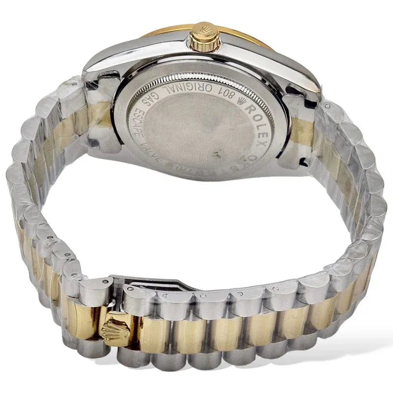 🌟Gold & Silver + Gold Dial | Stainless Steel | Waterproof | Subhan Watches