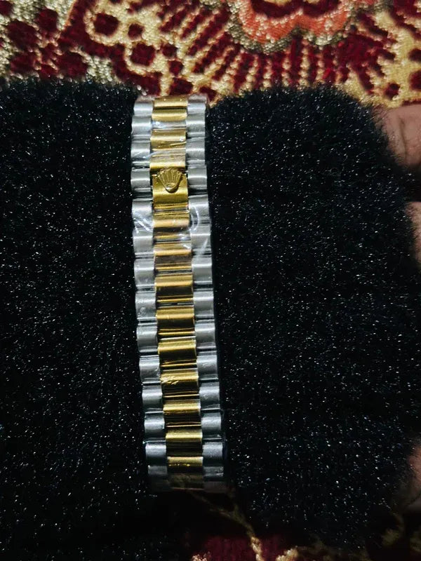 🌟Gold & Silver + Gold Dial | Stainless Steel | Waterproof | Subhan Watches