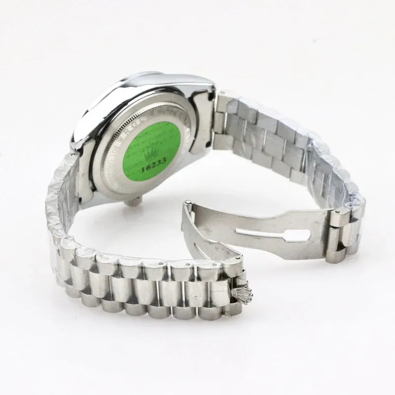 💚 Silver +  Green Dial | Waterproof | Stainless Steel | Subhan Watches