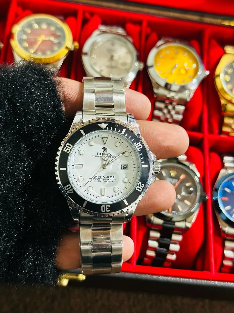 🌍 Rolex GMT Master II | Waterproof |Stainless Steel |  Subhan Watches
