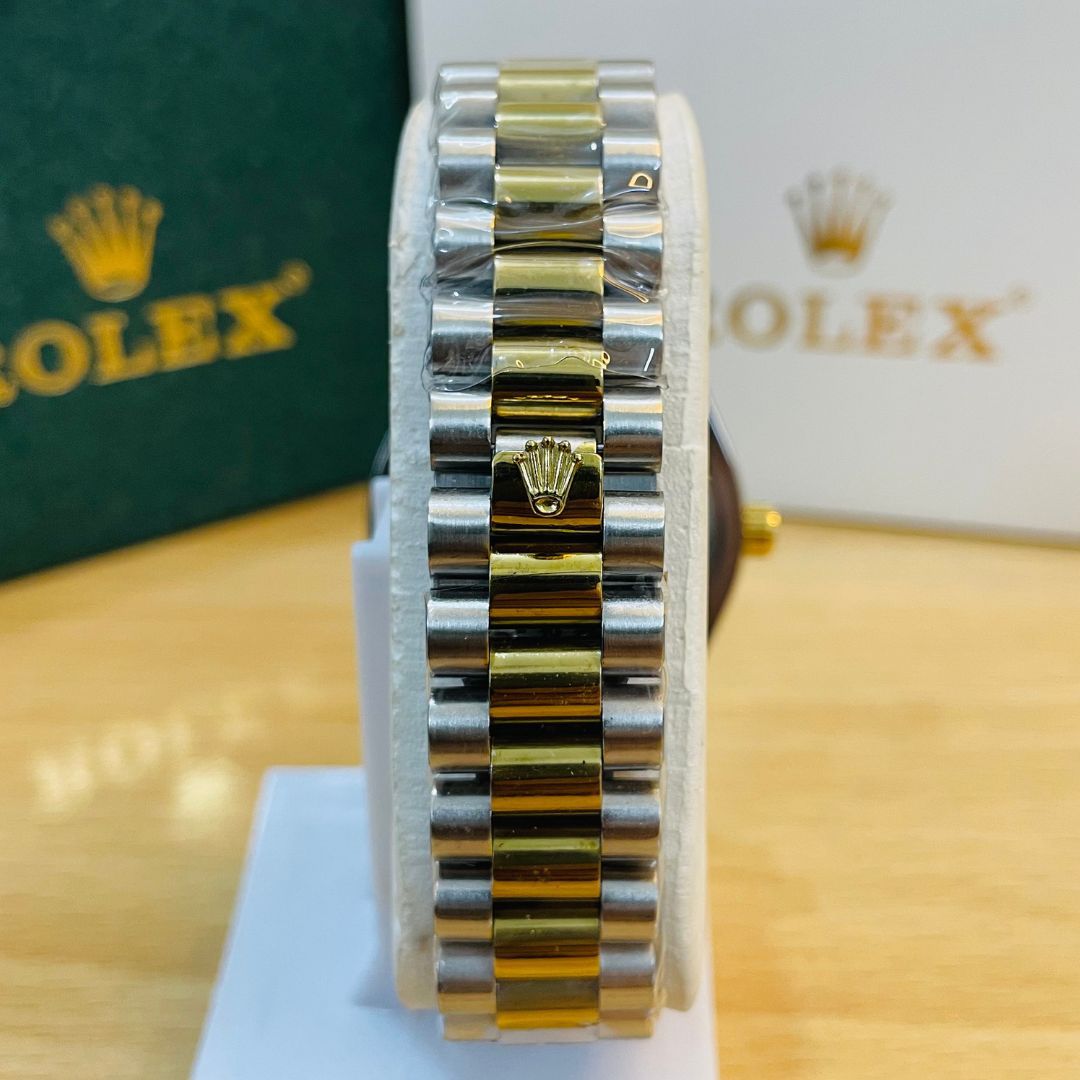 Gold Silver + Gold (Bezel Cut)| Stainless Steel | Water Proof | Subhan Watches