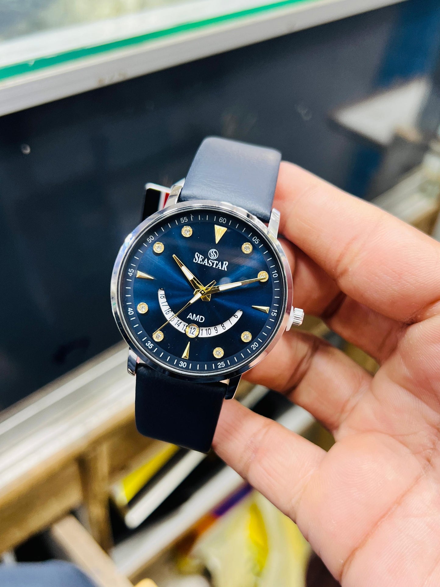 Complete Blue Seastar Smily | Waterproof | Subhan Watches