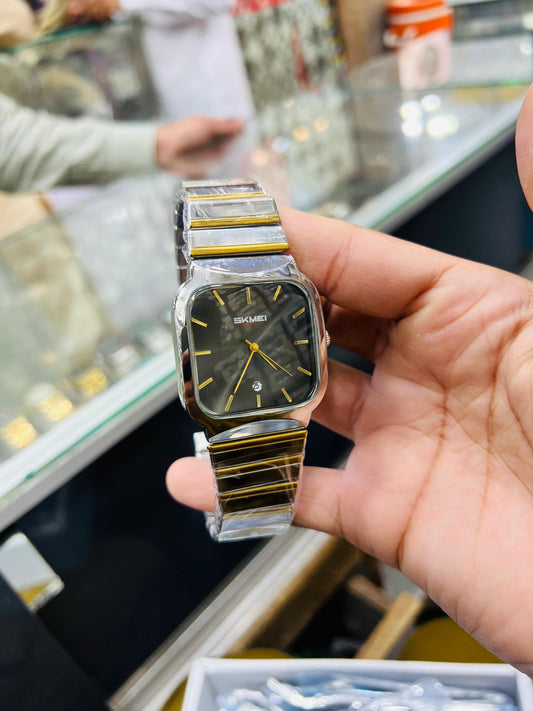Silver+ Black Skemi | Waterproof | Subhan Watches