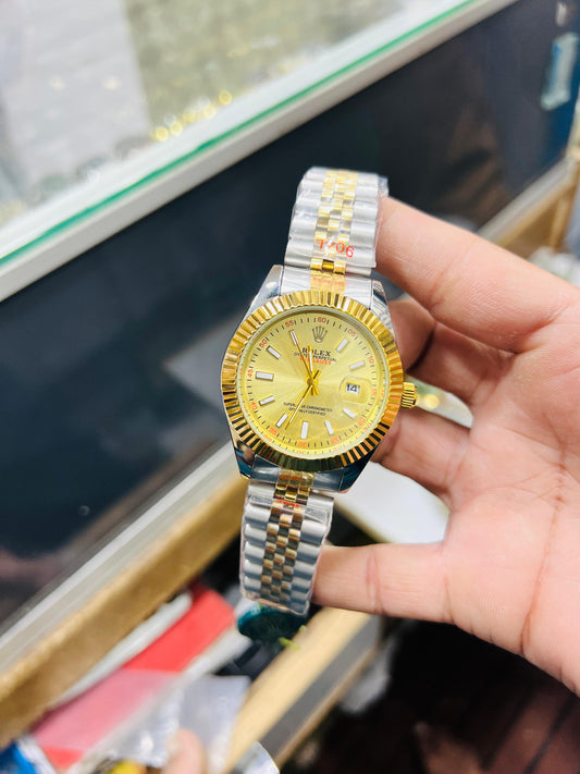 Rolex Casual Stainless Steel Watch for Men | Waterproof