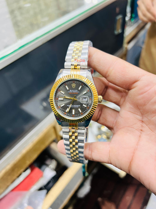 Rolex Casual Stainless Steel Watch for Men | Waterproof