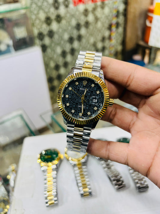 Two-Tune Gray_Water Proof Watch|Subhan Watches